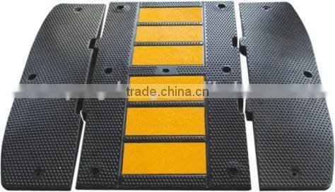 Traffic Safety Recycled Rubber Speed Hump