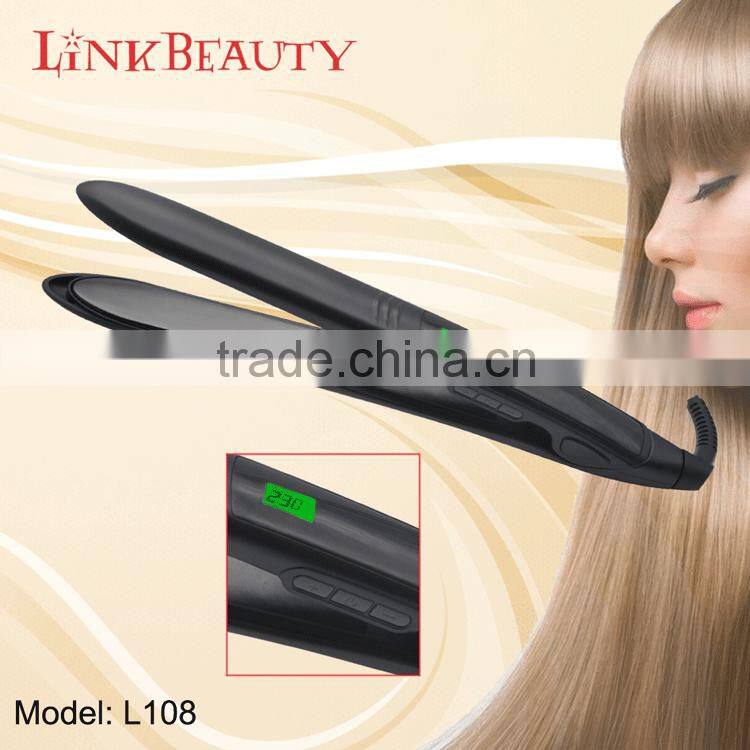 Ceramic Technology LCD Best Straightening Iron Hair Straightener