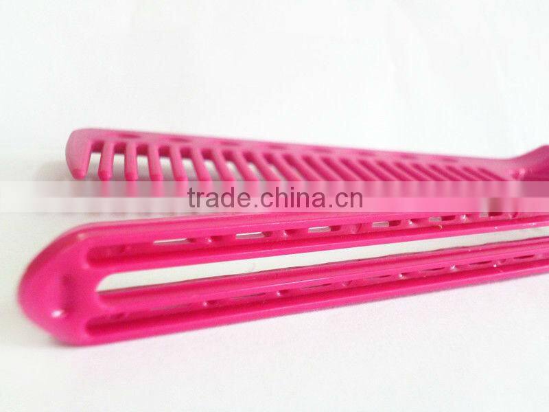 V shape hair styling comb PC114/hairdressing comb /hair straightening comb