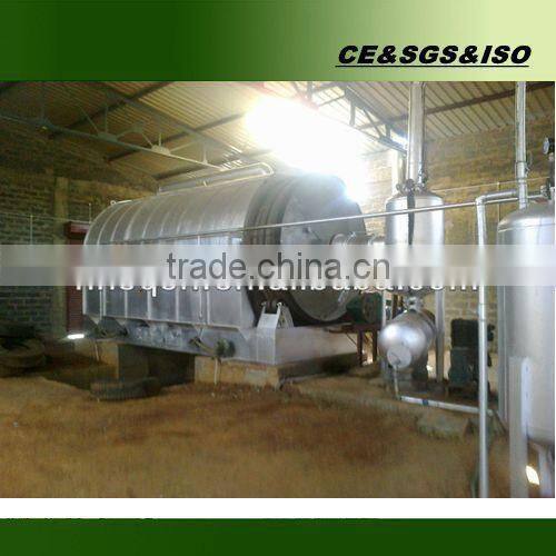 High tech 10 tons waste rubber recycling plant from shangqiu sihai