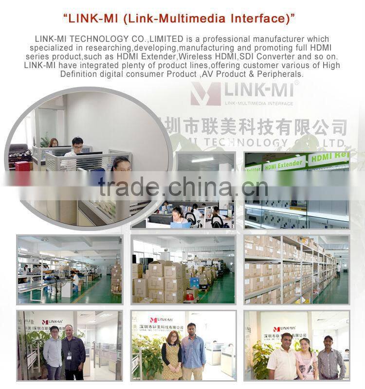 LINK-MI LM-MX03 Full HD 1080p 3D Audio Video Mini 4X2 HDMI Matrix Splitter