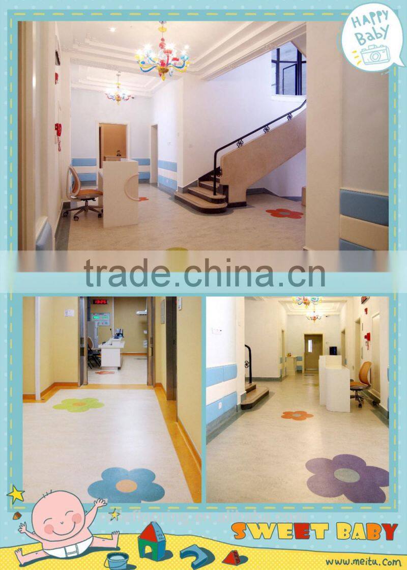 Antibacteral pvc flooring Roll/Vinyl Hospital Flooring