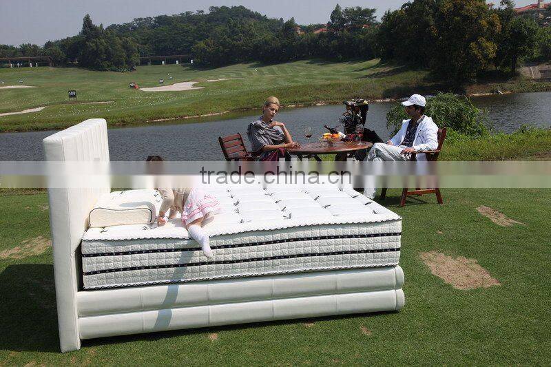 Euro Top Natural Latex Pocket Spring Mattress With 3d Air Mesh Mattress