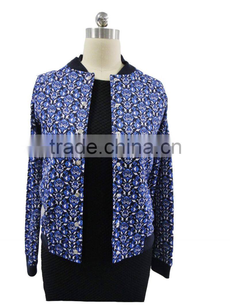 baseball jacket with metal toggle buttons OEM
