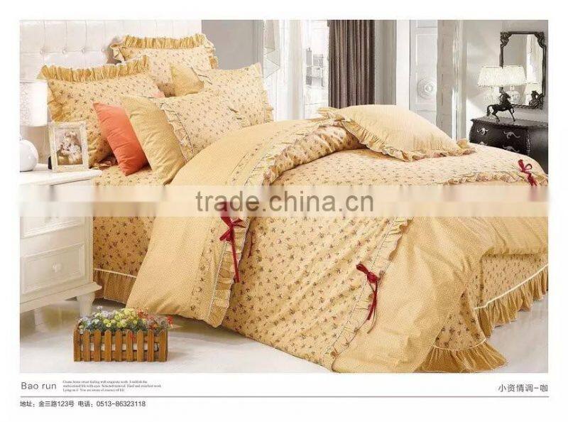 100% cotton super soft bedding set Narrow width small flower design