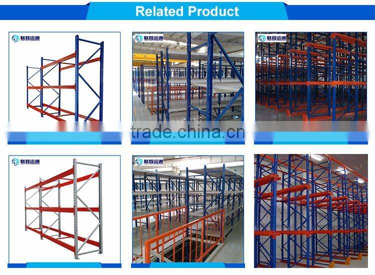 Different metal storage equipment display warehouse racking system