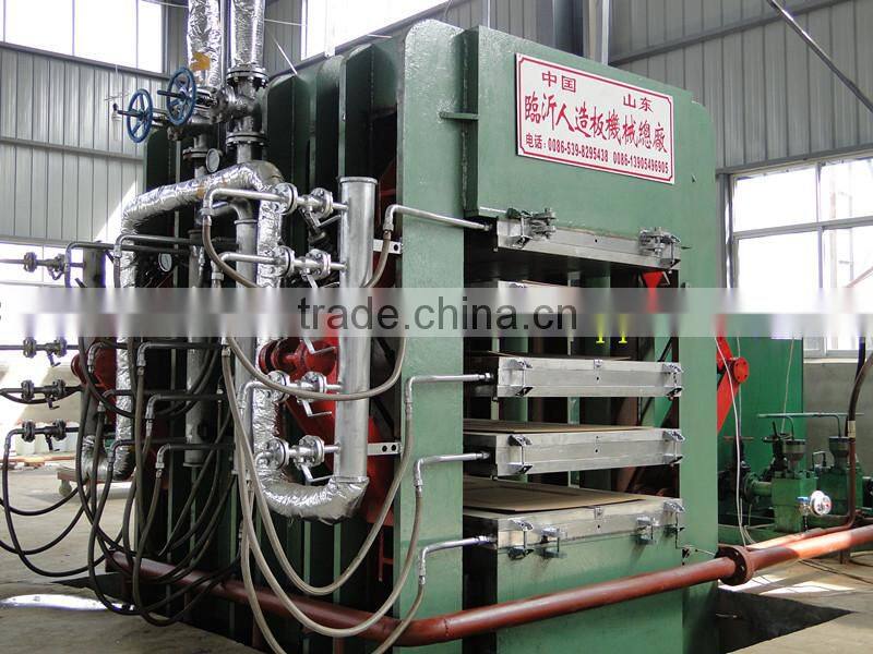 melamine lamination molded door hot press manufacturer in China