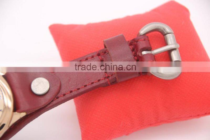 2016 low price high quality vintage genuine leather watch for men wristwatches
