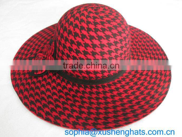 Oversize Fedora Floppy Ladies Wide Brim Winter Wool Felt Hat