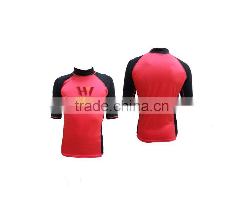 rash guard lycra gym suit swimming suits with stretch lycra un 50+ protection