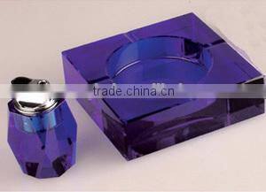 New invention crystal glass decoration crystalashtray for car