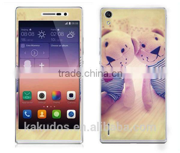 Factory Wholesale Waterproof Skin Sticker for Huawei Ascend P7