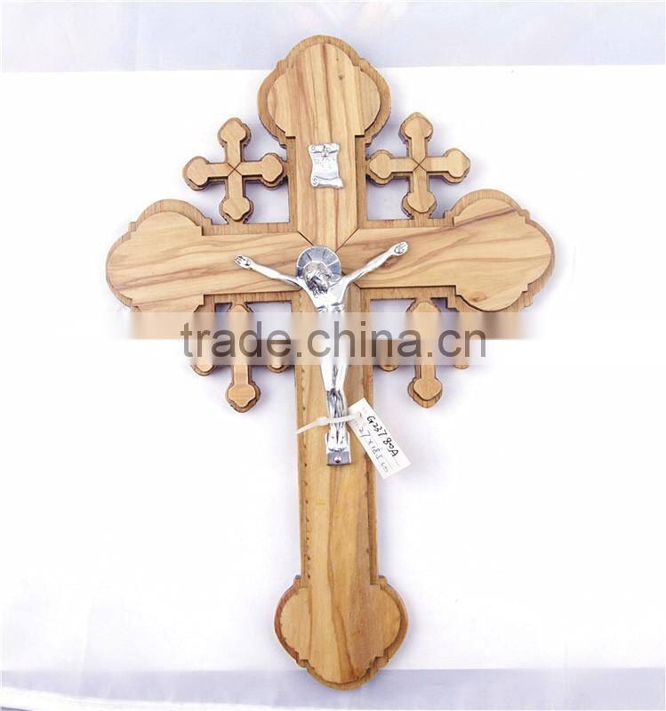 christian art gifts holy cross wood design