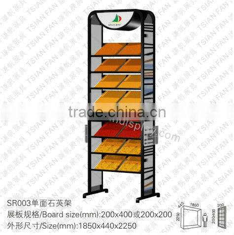 SR004 Customized Quartz Stone Display Tower for Promotion
