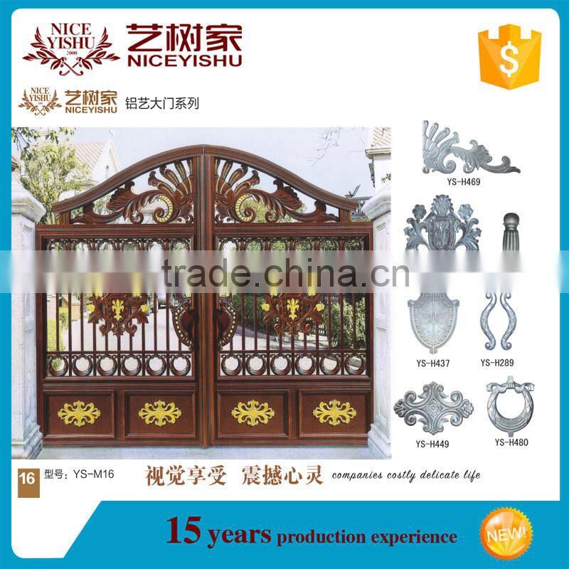 Customized aluminum main gate designs, gate design, different steel gate designs
