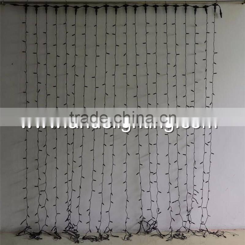 outdoor use connectable led curtain lights for christmas decorations