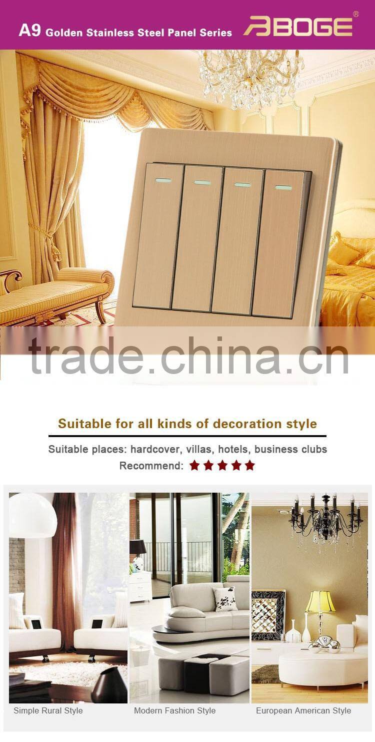 pc materials switch stainless steel cover