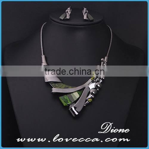 Latest designs elegant shinny crystal beaded pearl earrings new arrival 2015 necklace jewelry