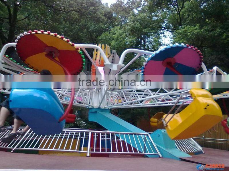newest amusement park double flying rides / outdoor amusement rides