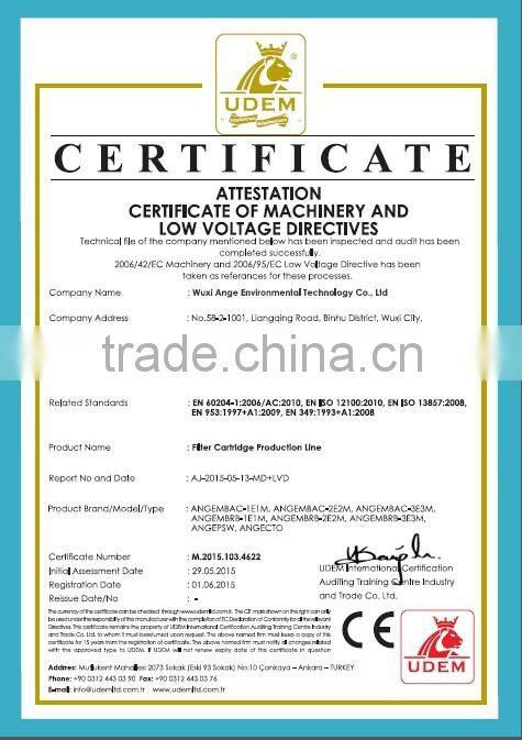 2015 Automatic pp melt blown filter cartridge machine spun Filter Cartridge Making Machine