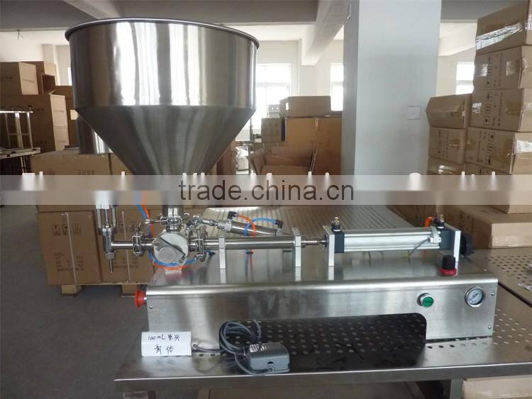Liquid filling machine semi automatic manual ketchup liquid filling machine