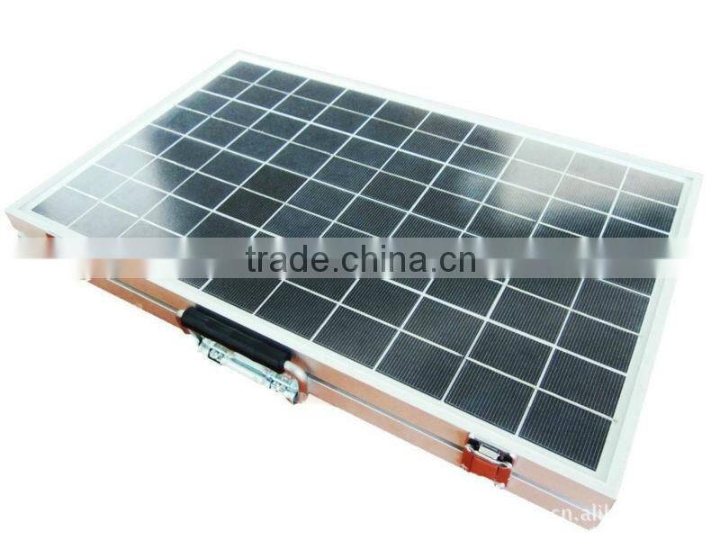 50W Monocrystalline Folding Solar Panel Portable Solar Power System