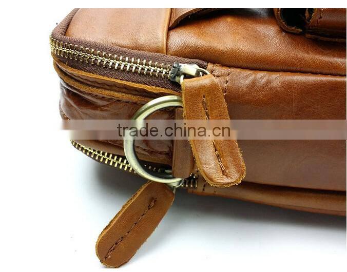 Boshiho vintage cow hide purses and handbags 2016 leather luxury man bag