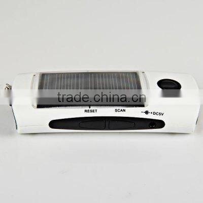 solar rechargeable led flashlight with radio