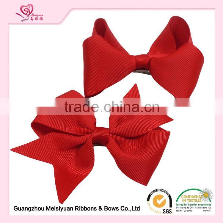 Two Color Mix Pinwheel Children Hair Bows Headband Girl Hair Bow Baby Headwear With clip