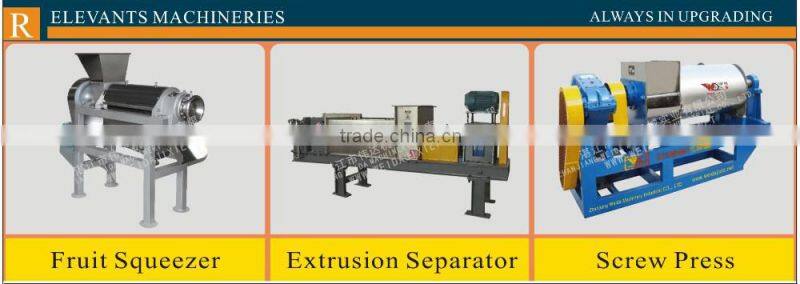 High Output Automatic Screw Type Sweet Sorghum Pressing Machine Factory Wholesale
