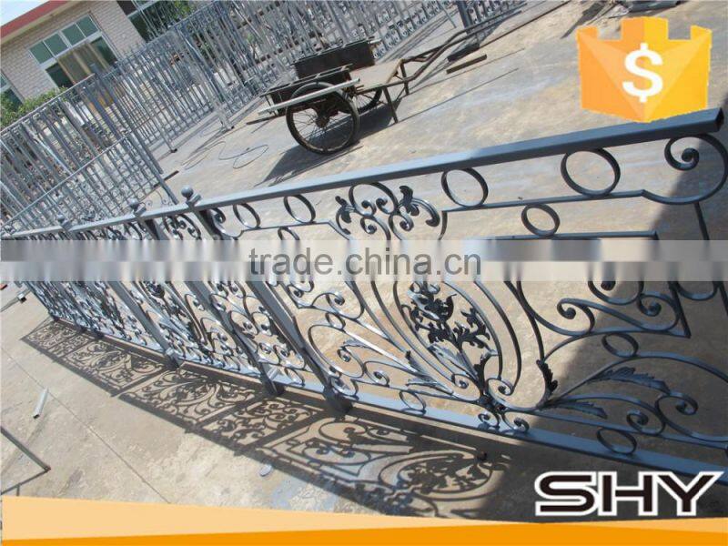 Balcony decoration wrought iron railings