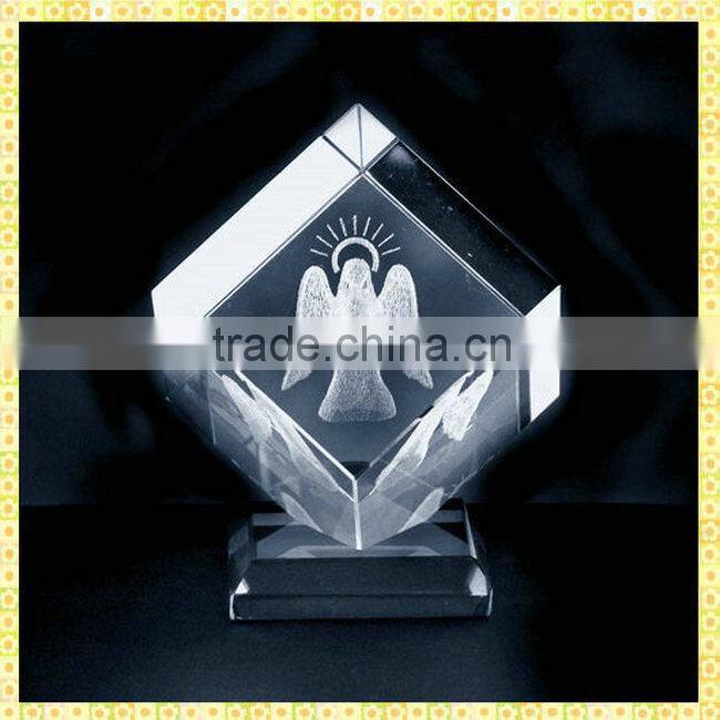 Personalized 3D Laser Crystal Gifts With Engraved Ganesh For Guest Souvenirs