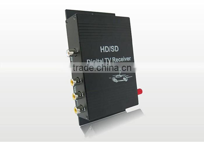 Digital Car Tuner Four way Single Antenna M-288X TV Tuner ISDB-T Brazil ( One seg ) Digital TV Receiver for South America