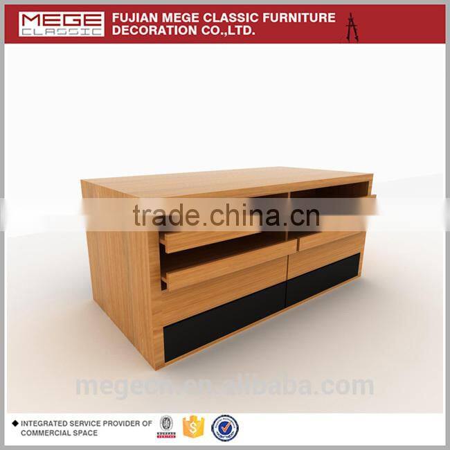 Retail garment shop counter for clothes display