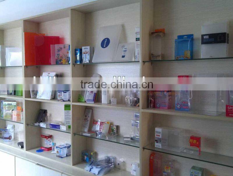 china suppler folding clear plastic cosmetic box