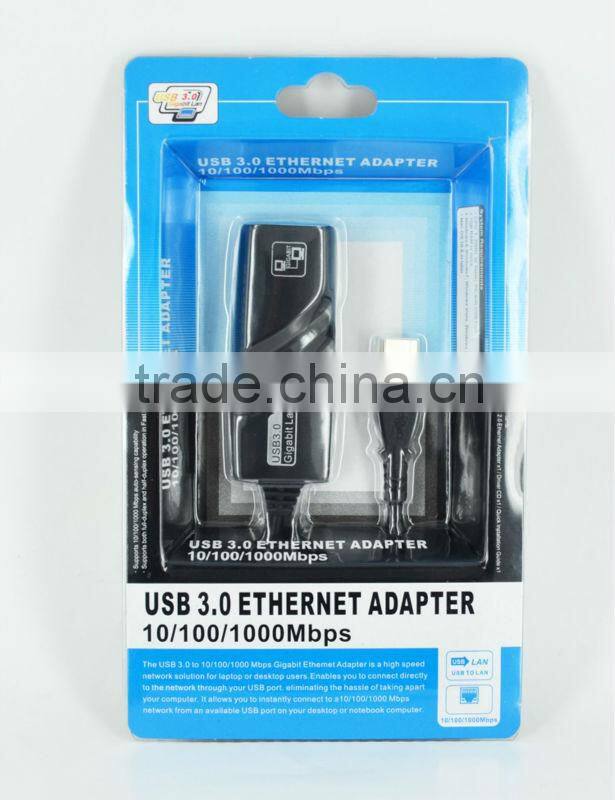 USB3.0 to rj45 lan card gigabit ethernet adapter