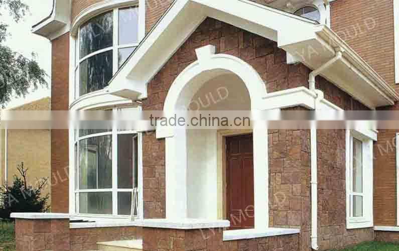 100% silicon raw material artificial stone molds for making wall artificial stone