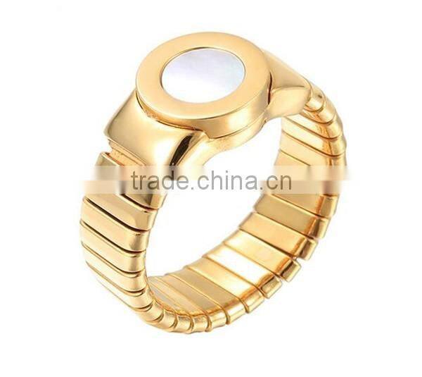 Fashion manufacturer OEM stainless steel silver watch ring