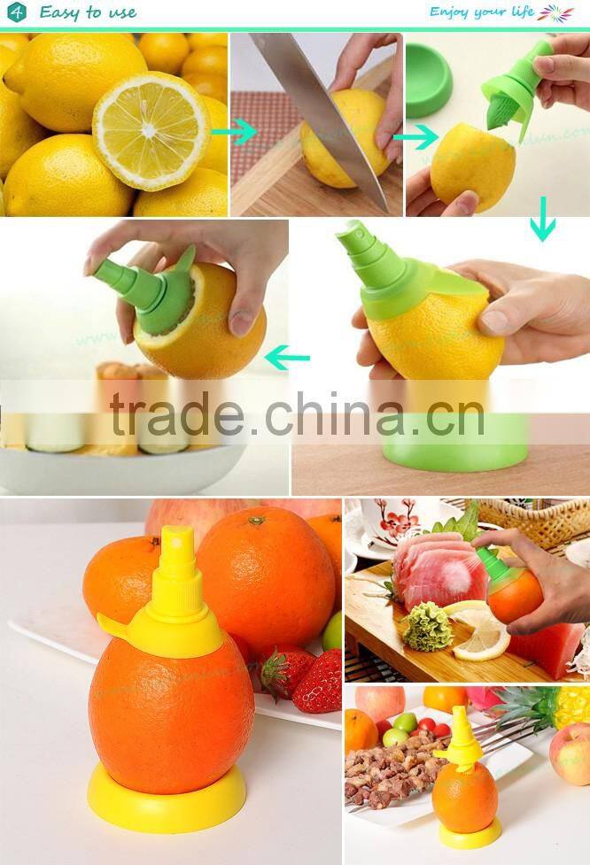 Home Kitchen Gadgets Lemon Squeezer Sprayer,Citrus Mist Orange Extractor Sprayer,Plastic Handheld Citrus Juice sprayer factory