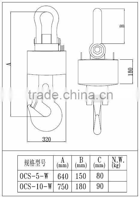Wireless Crane Scale With micro-printing