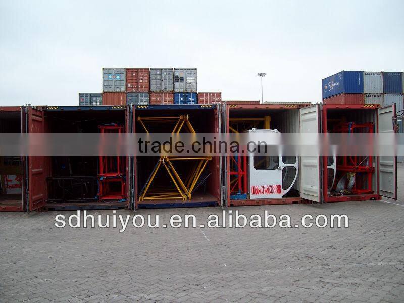 1t free height 50m hoist with best price for buildings and construction