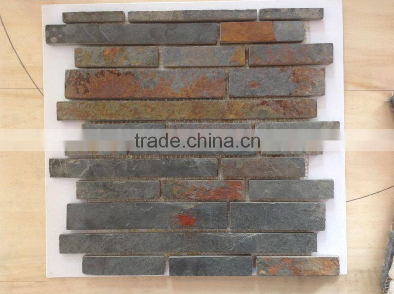 For exterior wallnatural stone mosaic