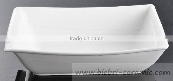 Ceramic Porcelain Fine Bone China Hotel Restaurant Party Logo Decal Artwork Customized Mash And Serve Bowl