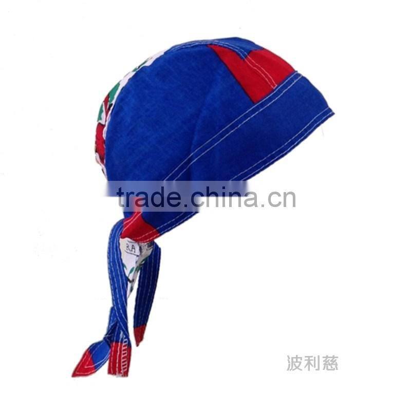 Hot sale cotton colorful soft head kerchief