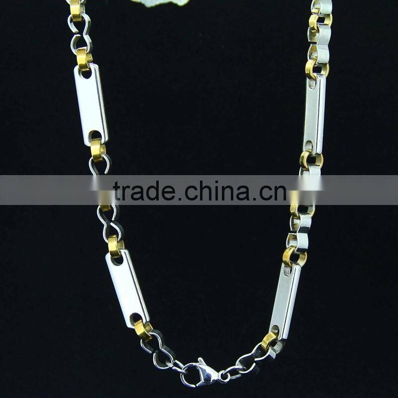 New Arrival Fashion Men Necklace with Gold Color