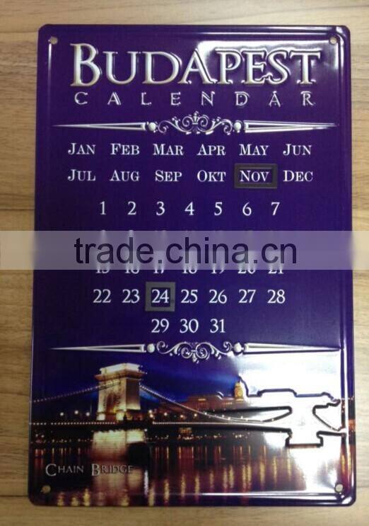 advertising metal road name sign