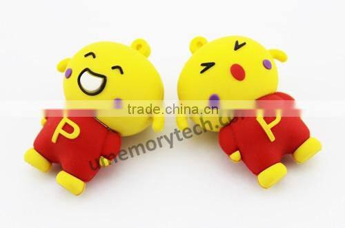 2016 PP Ap cute doll zip drive to usb2.0 thumb usb 1gb 2gb 8gb 16gb