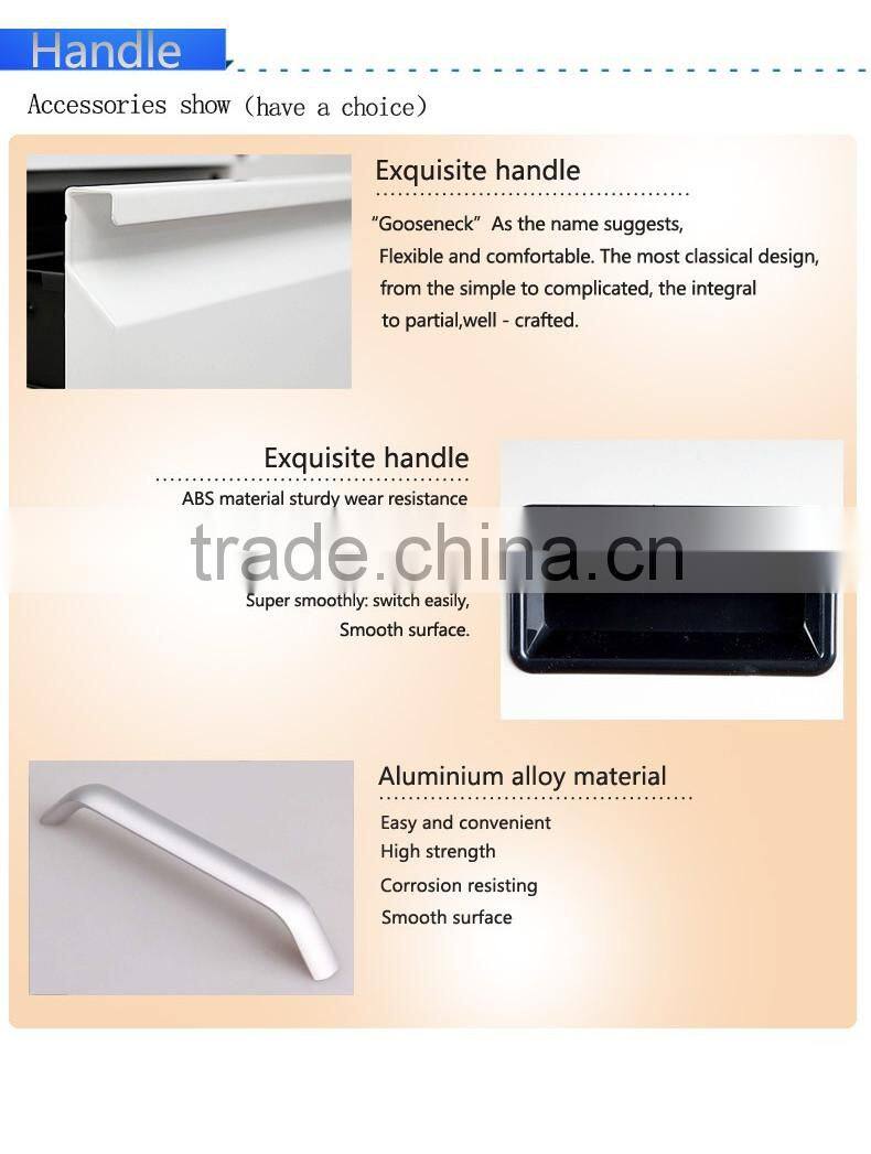 2016 Super durable selling powder coated metal 3 drawer metal desktop file holder