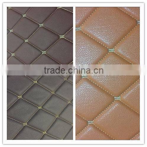 Machining Various material car floor mat PU leather PVC/XPE/EVA material
