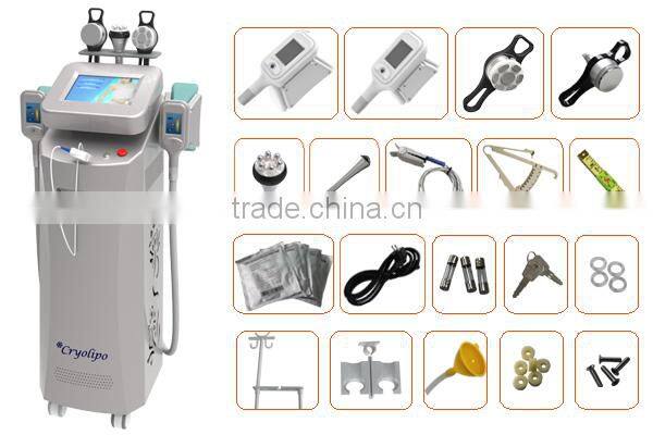 4 in 1 multi-function mode criolipolisys cavitation slimming machine beauty salon equipment